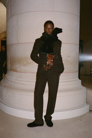 Rhein Pant in Chocolate Cashmere Corduroy