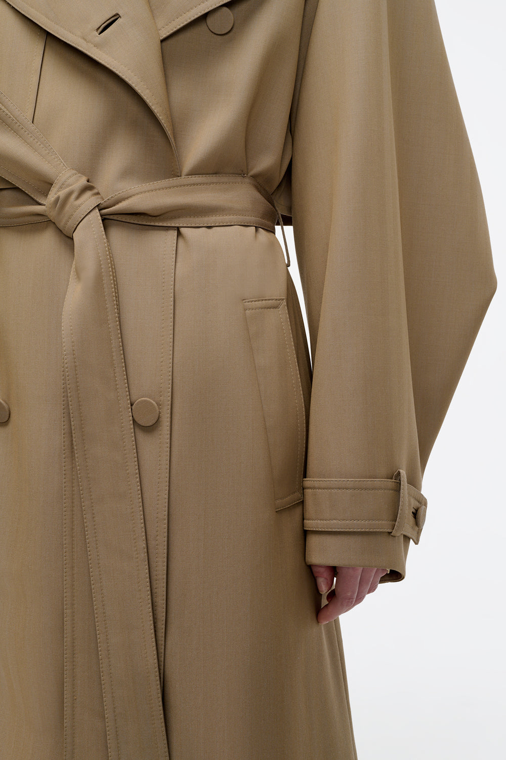 Tellus Coat in Camel Wool