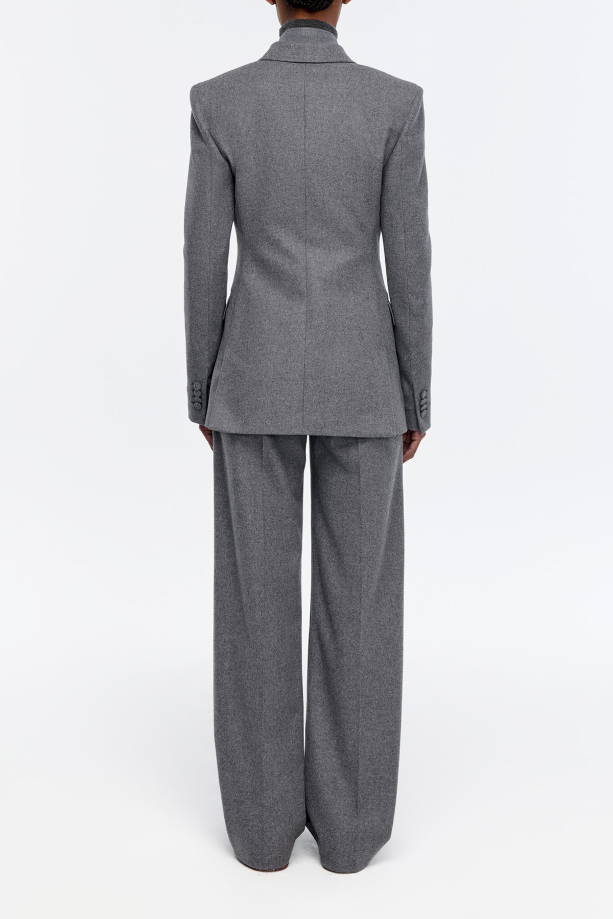 Henge Pant in Smoke Cashmere Wool Flannel