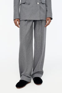 Henge Pant in Smoke Cashmere Wool Flannel