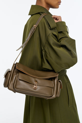 Jebb Bag in Olive Leather