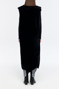Smith Coat Liner in Black Shearling