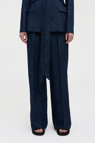 Norman Wide-leg Pant in Recycled Cotton Denim
