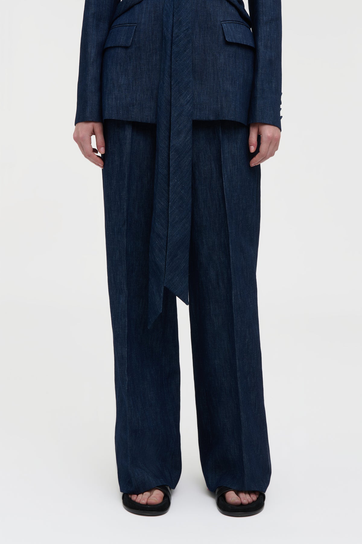 Norman Wide-leg Pant in Recycled Cotton Denim