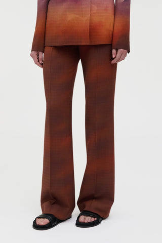 Vesta Flare Pant in Mountain Virgin Wool