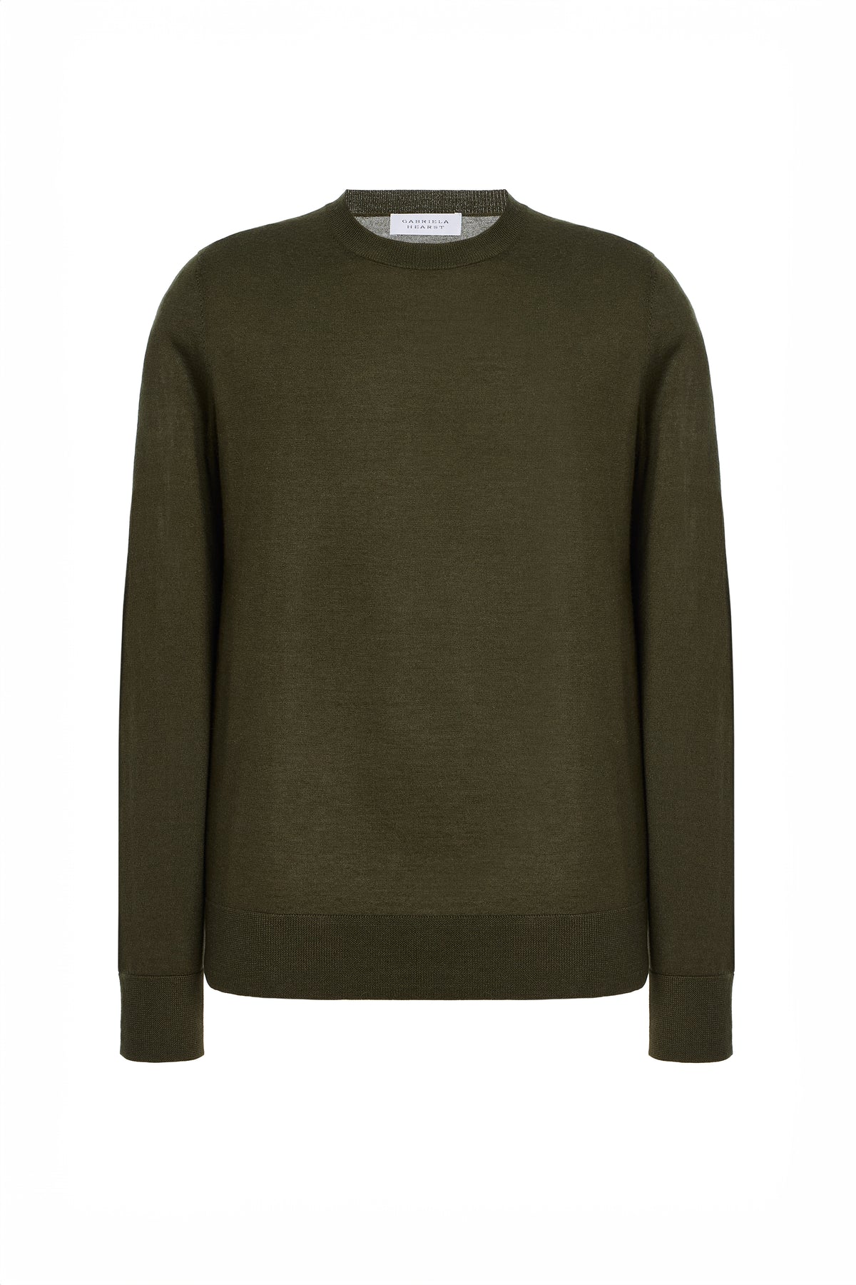 Palco Sweater in Olive Merino Wool