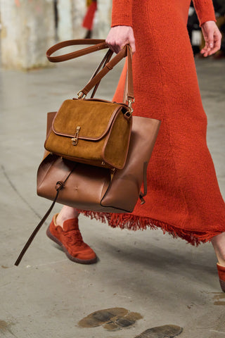 Marija Tote Bag in Cognac Nappa Leather