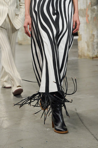 Black Leather Boots - On Model Runway | Gabriela Hearst