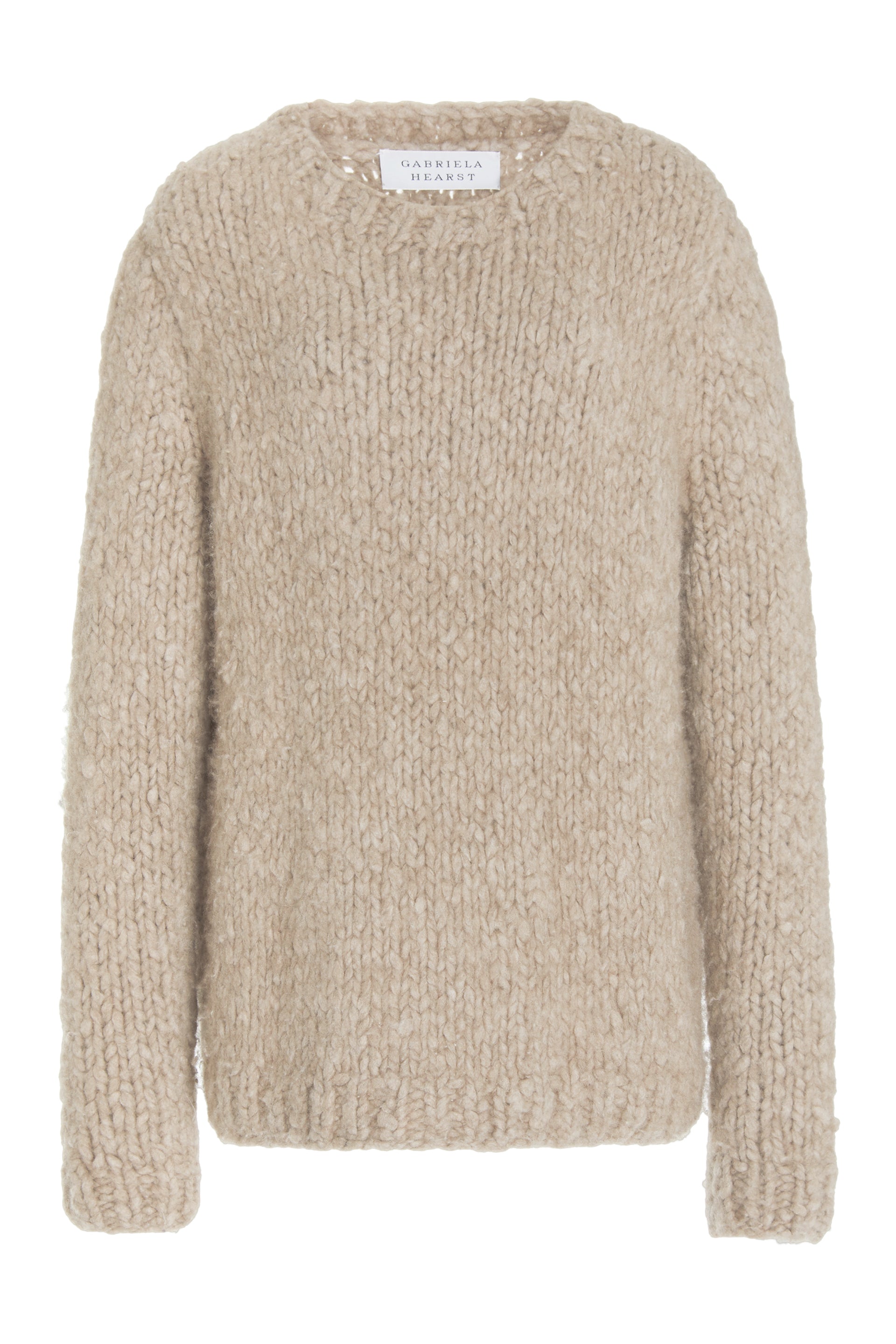 Lawrence Knit Sweater in Oatmeal Welfat Cashmere – Gabriela Hearst