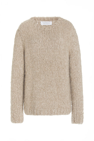 Lawrence Knit Sweater in Oatmeal Welfat Cashmere