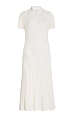 ivory knit dress Gabriela Hearst Amor Knit Midi Dress in Cashmere Silk