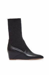 Abner Ankle Boot in Black Leather