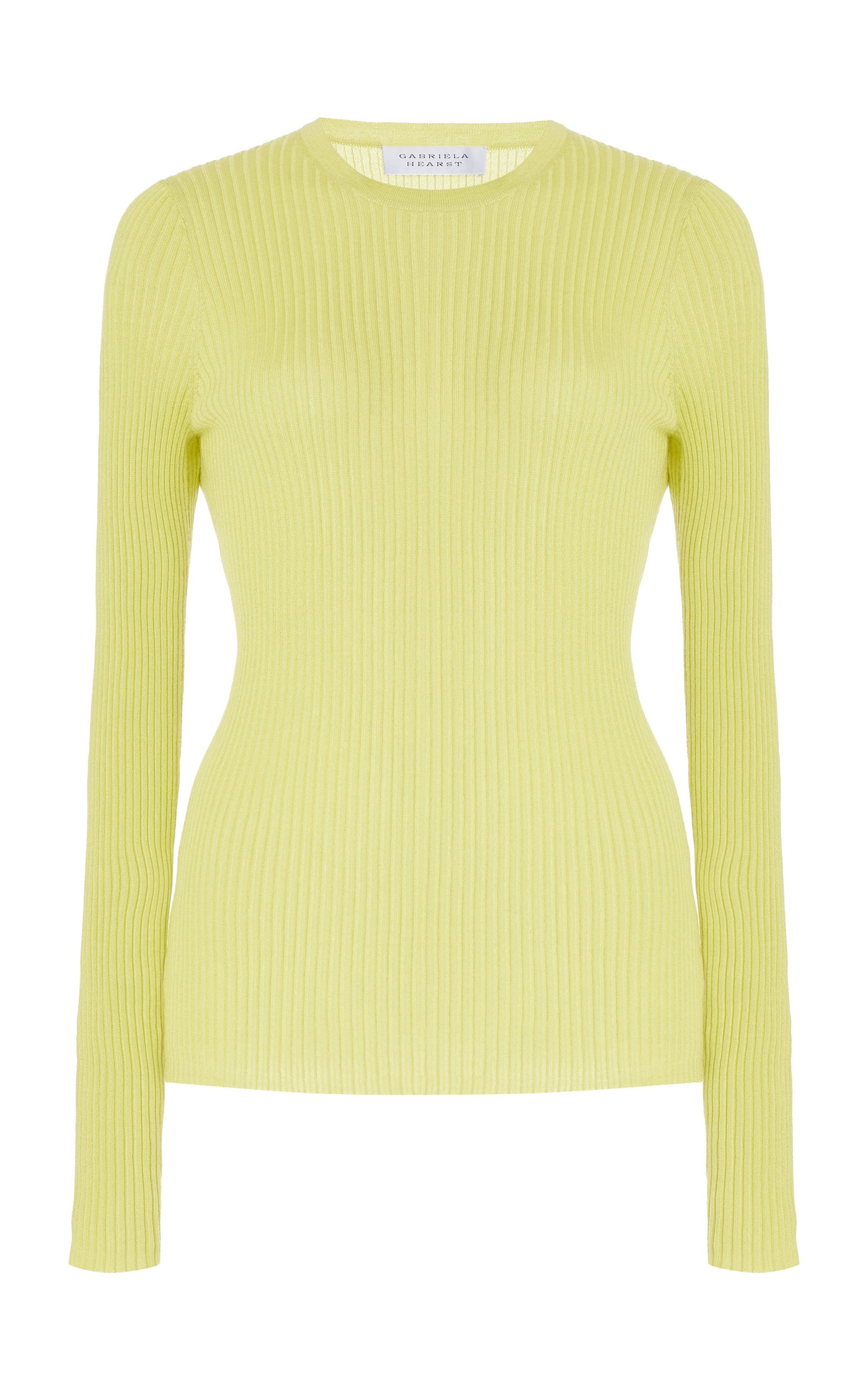Browning Knit Sweater in Lime Adamite Cashmere Silk – Gabriela Hearst