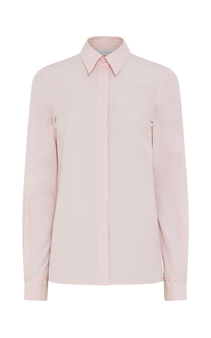 Cruz Shirt in Pale Blush Sea Island Cotton