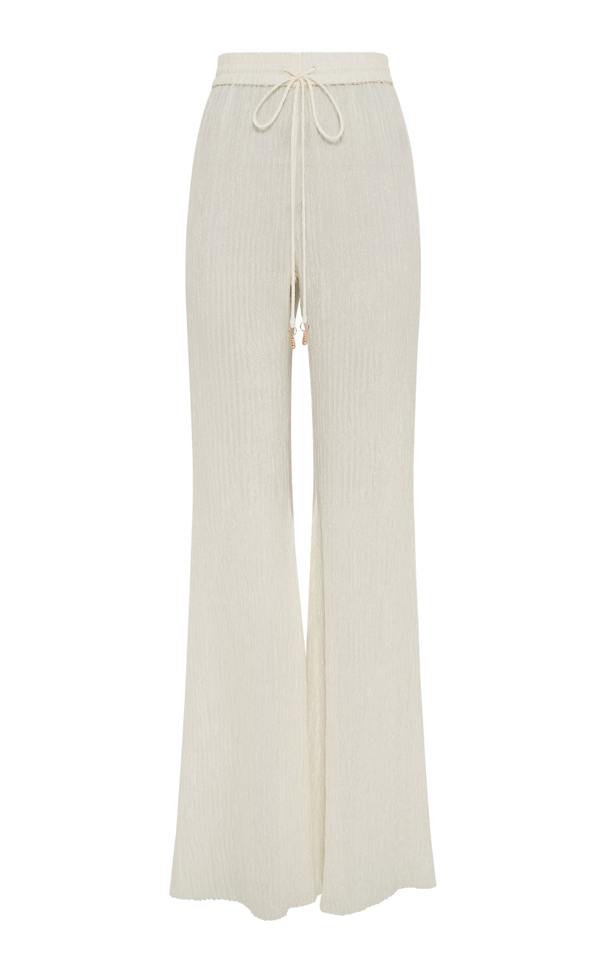 Classic Striped Vintage Pants Women Horizontal Black Stripes