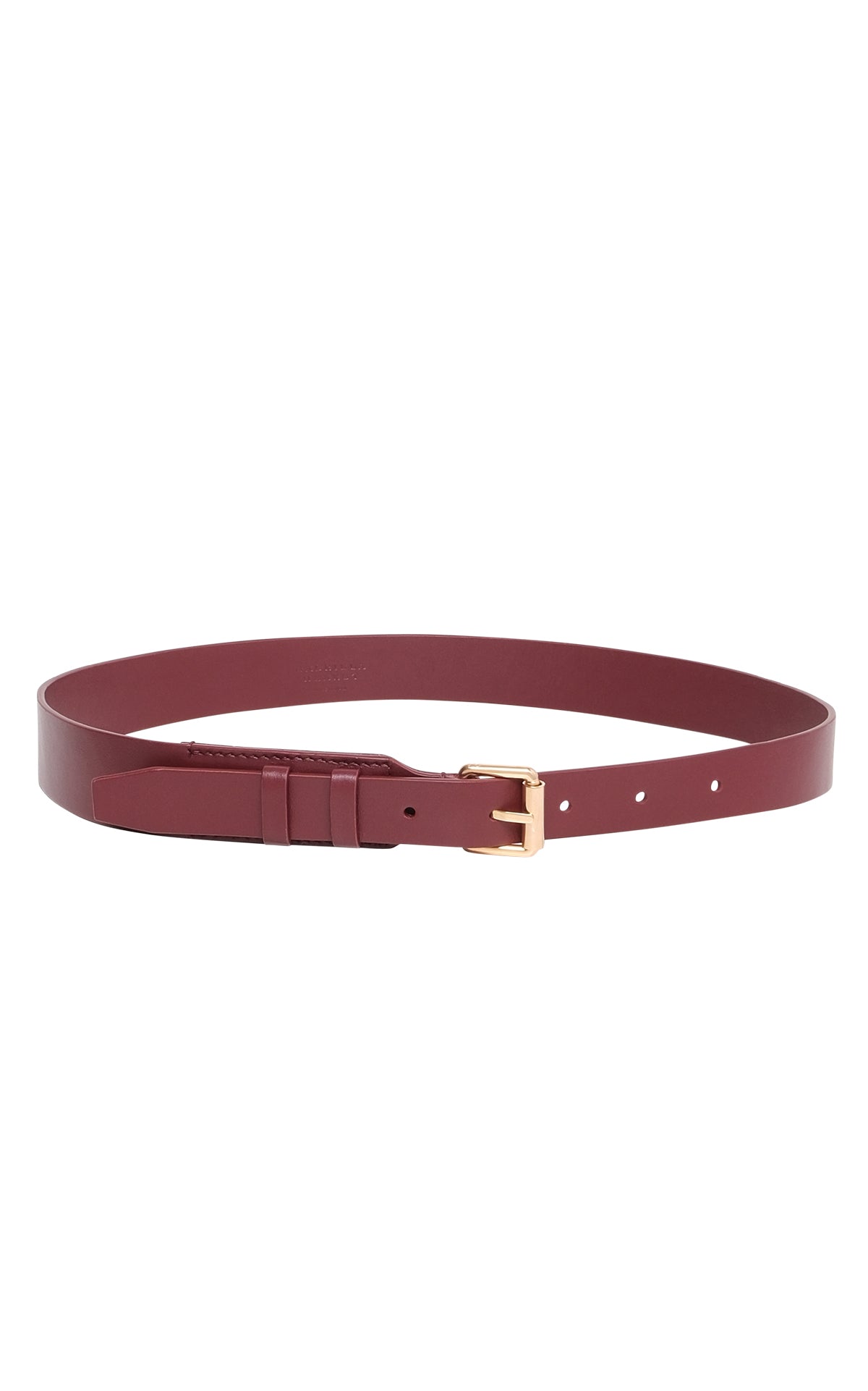 Nilmot Belt in Bordeaux Leather