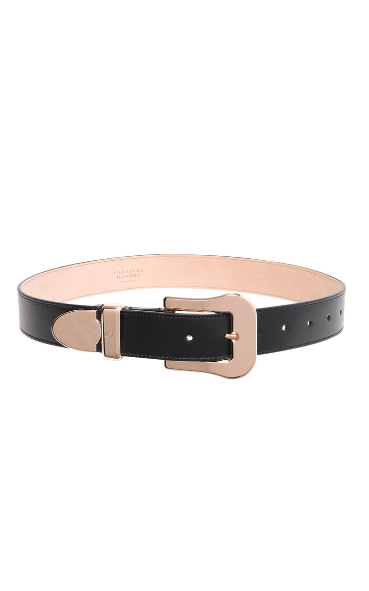 Maireed Belt in Black Leather