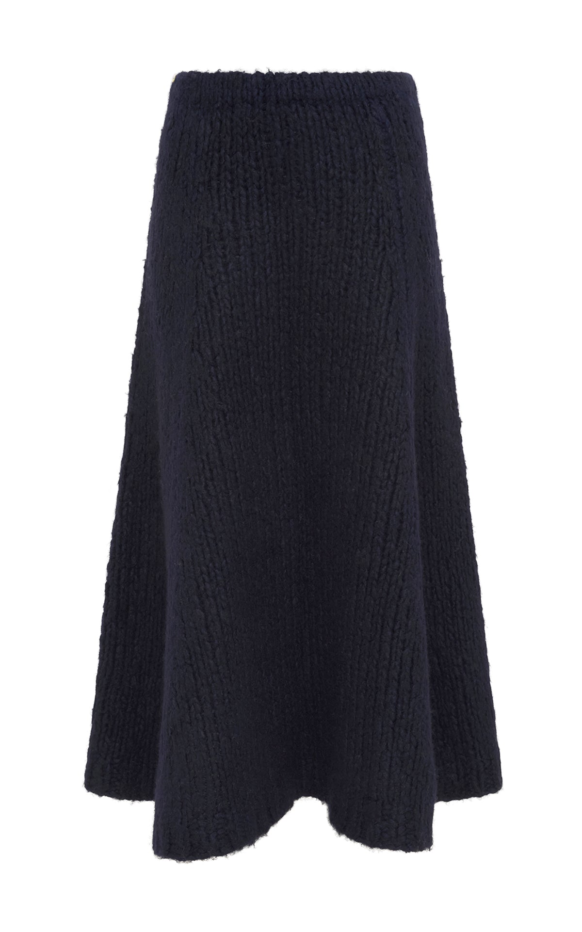 Peres Knit Midi Skirt in Dip Dye Sky Blue Welfat Cashmere