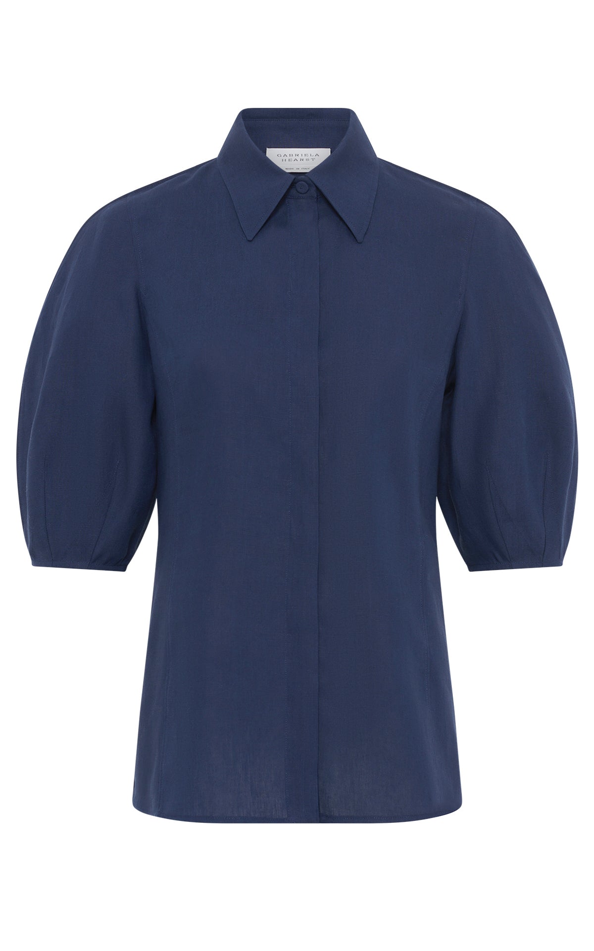 Sansi Top in Electric Navy Aloe Linen
