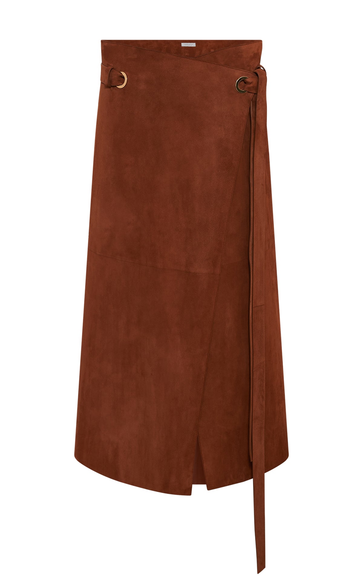 コニャックスエードのイダリアスカート