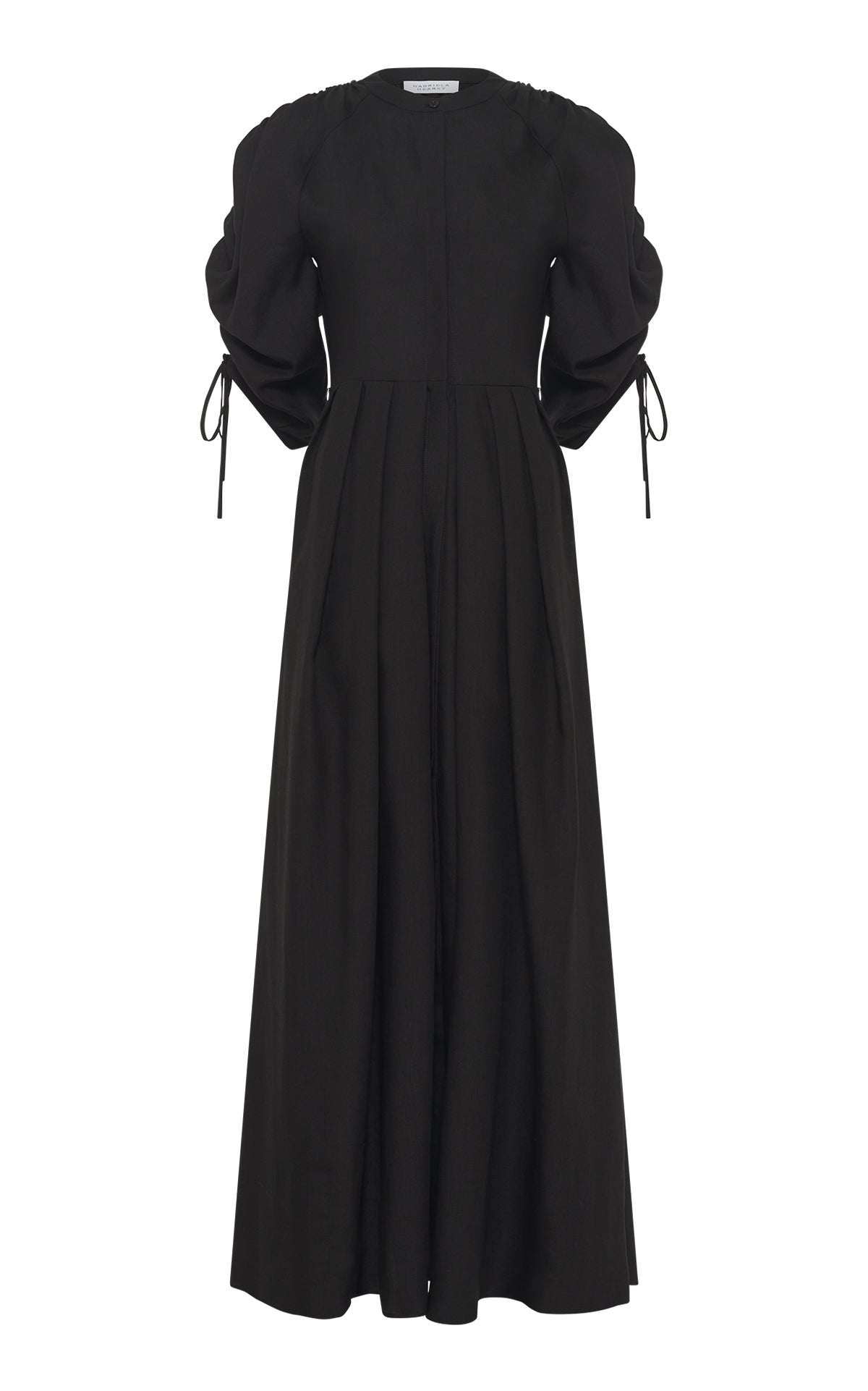 Linnea Dress in Black Linen