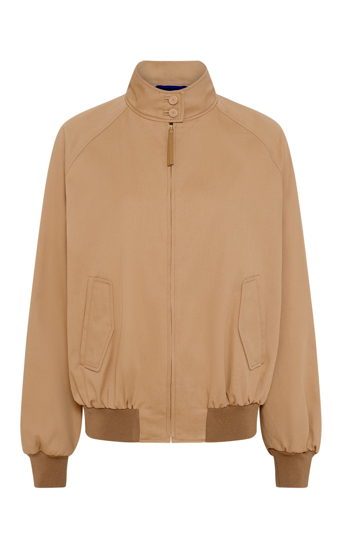 Wynne Camel Cotton Bomber Jacket | Gabriela Hearst