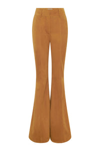 Rhein Pant in Cashew Suede