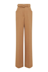 Norman Pant in Camel Multi Cashmere