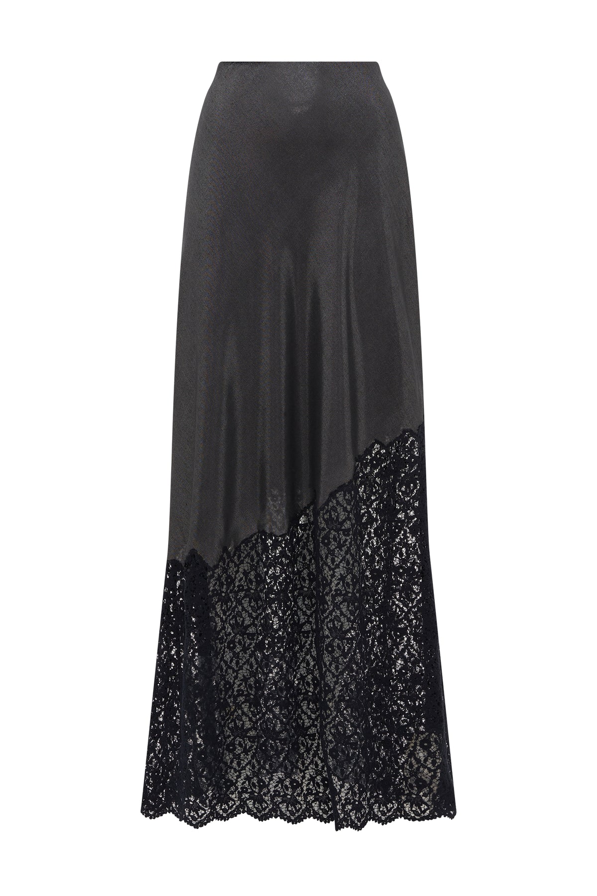Cuesta Skirt in Foiled Printed Wool