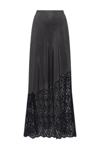Cuesta Skirt in Foiled Printed Wool