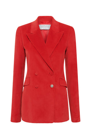 Stephanie Blazer in Scarlet Red Sea Island Corduroy