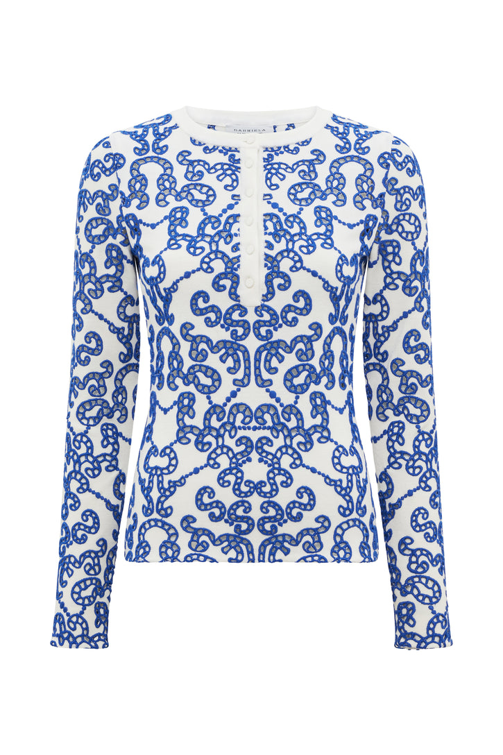 Ivory/Cobalt