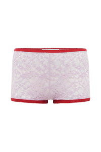 Lilac/Scarlet Red