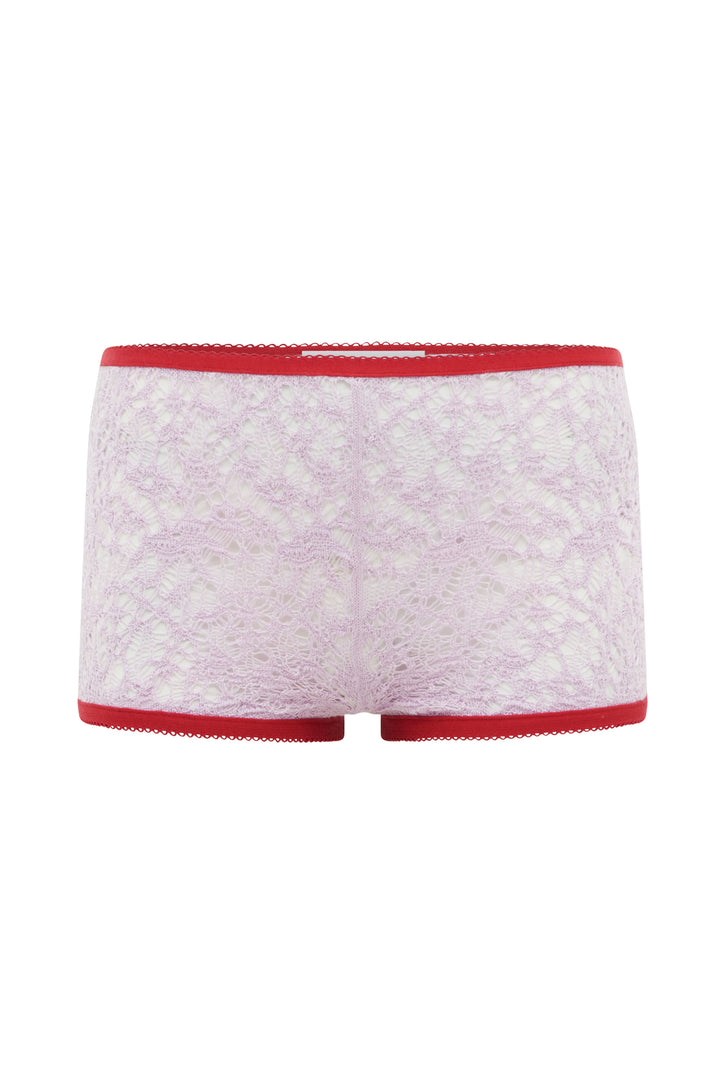 Lilac/Scarlet Red