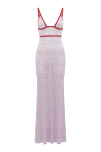 Lilac/Scarlet Red