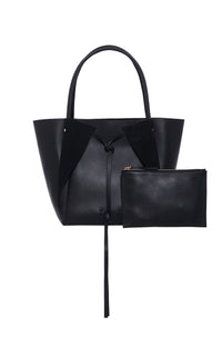 Marija Tote Bag in Black Leather