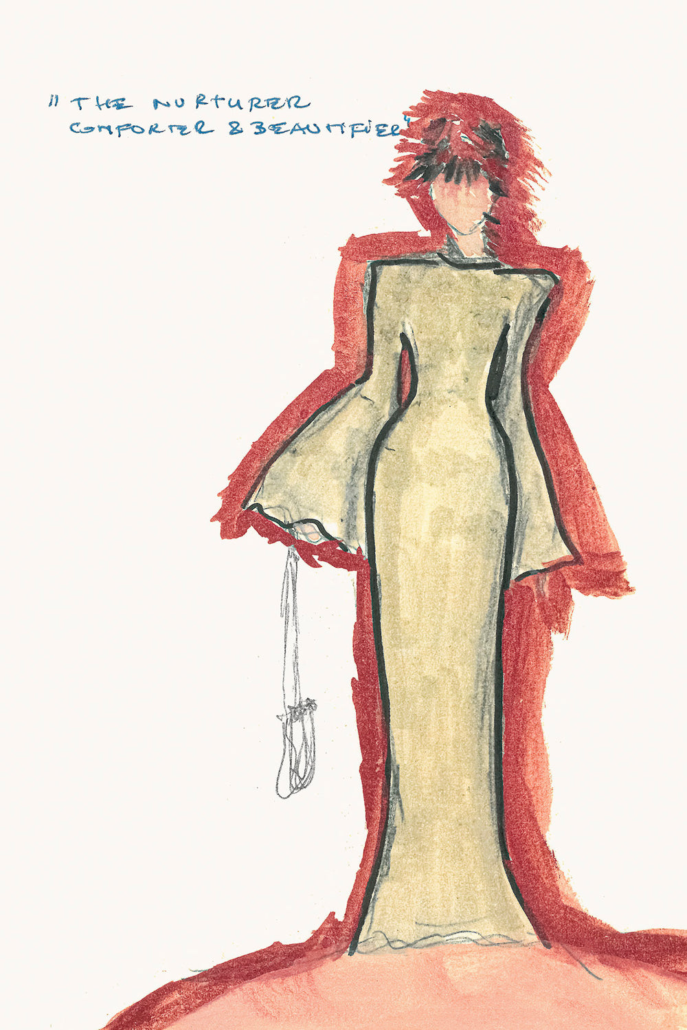 Elinea Knit Maxi Dress in Hay Silk Cashmere Linen