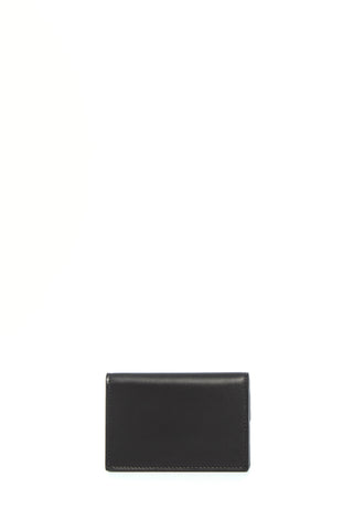 Black Leather Concertina Wallet - Back View | Gabriela Hearst