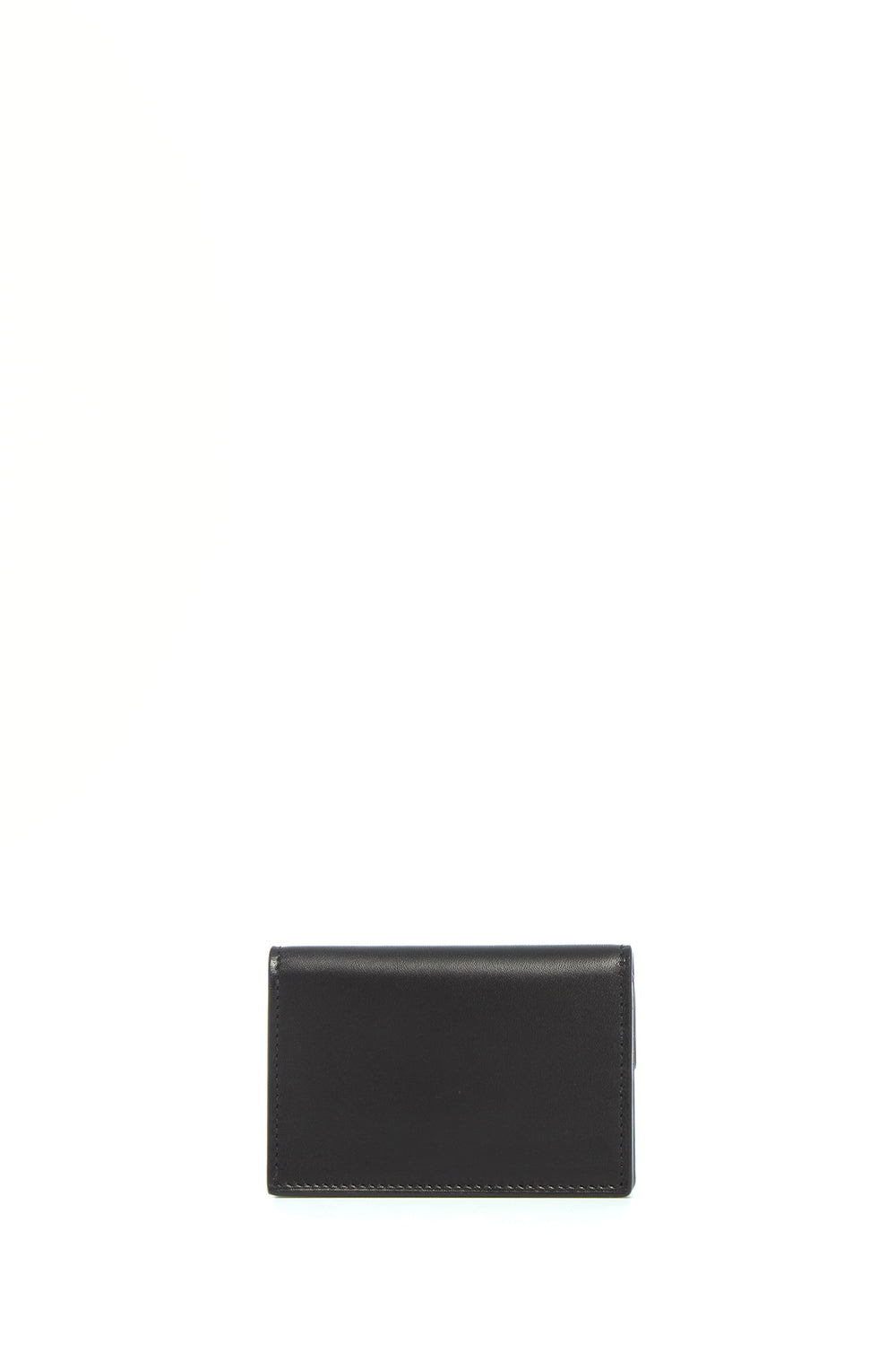 Concertina Card Wallet in Black Leather