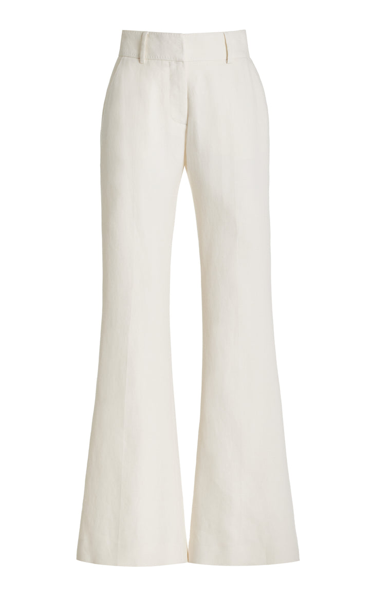 Rhein Pant in Ivory Linen Virgin Wool