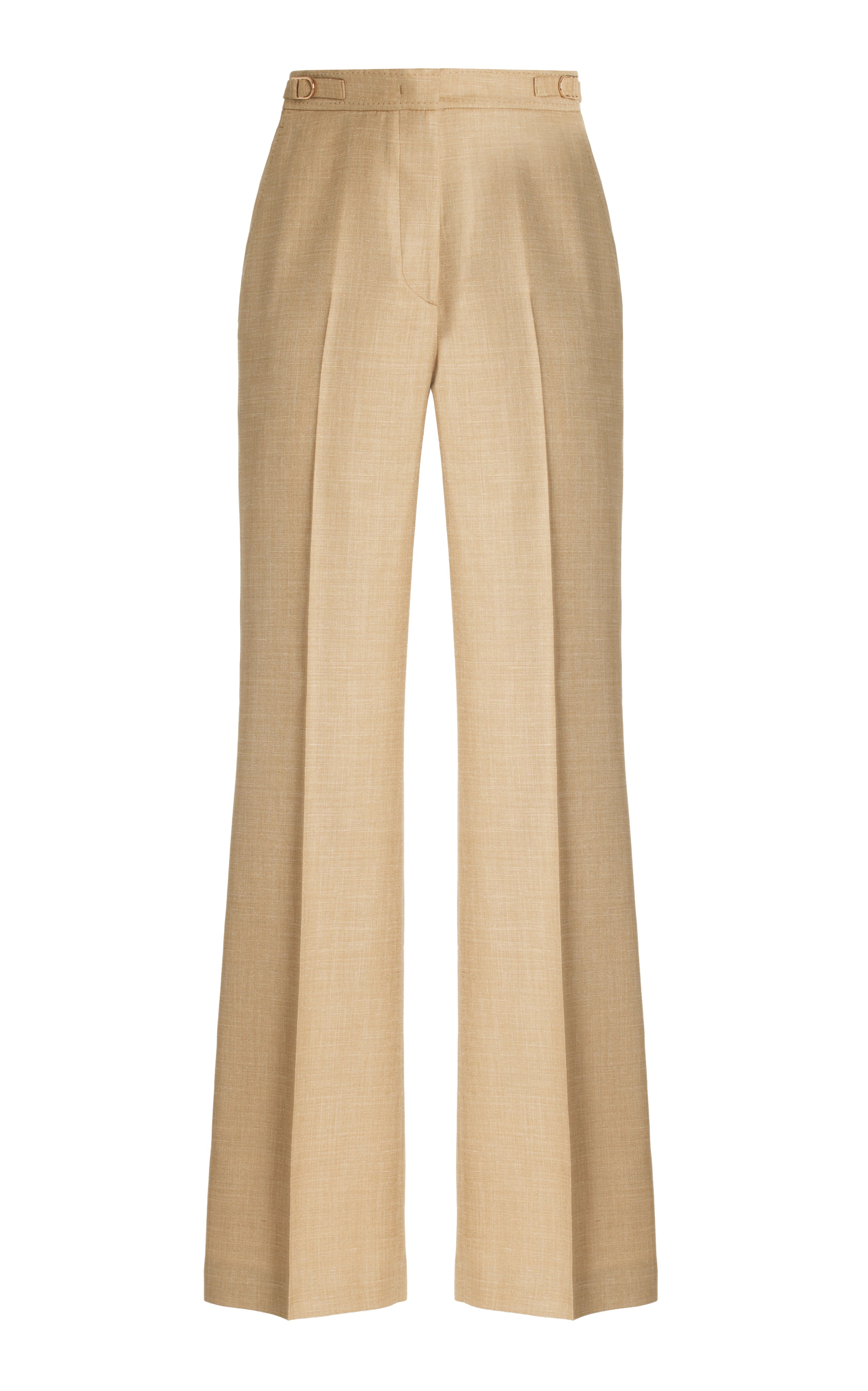 【Gabriela Hearst】 Isabel mid-riseスリムバージンウールパン Isabel mid-rise slim virgin wool pants in red - Gabriela