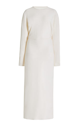 Semaine Knit Dress in Ivory Silk Cashmere