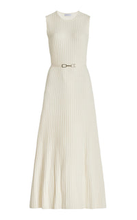 Meier Knit Dress in Ivory Cashmere Merino Wool (Copy)