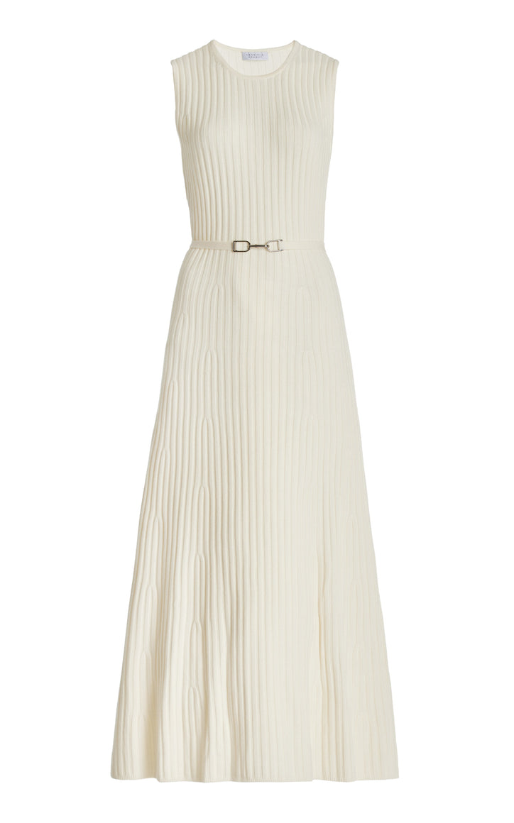 Meier Knit Dress in Ivory Cashmere Merino Wool (Copy)