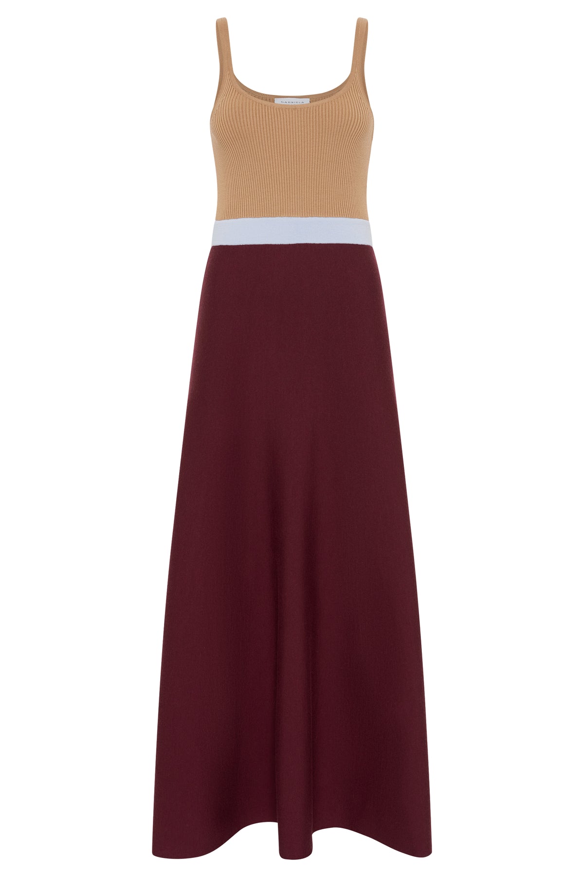 Flaminius Knit Dress in Bordeaux Multi Merino Wool