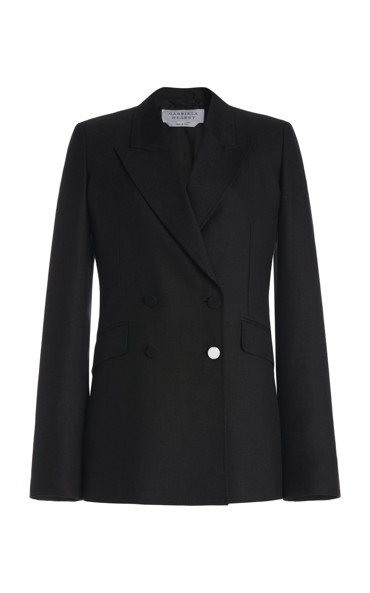Stephanie Blazer in Black Recycled Wool