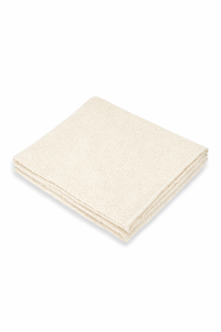 Nyja Knit Blanket in Ivory Cashmere