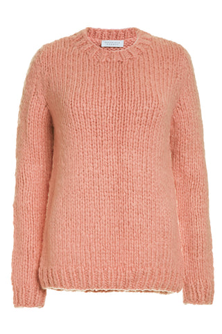Lawrence Knit Sweater in Watermelon Welfat Cashmere