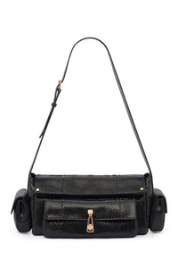 Jebb Bag in Black Snakeskin
