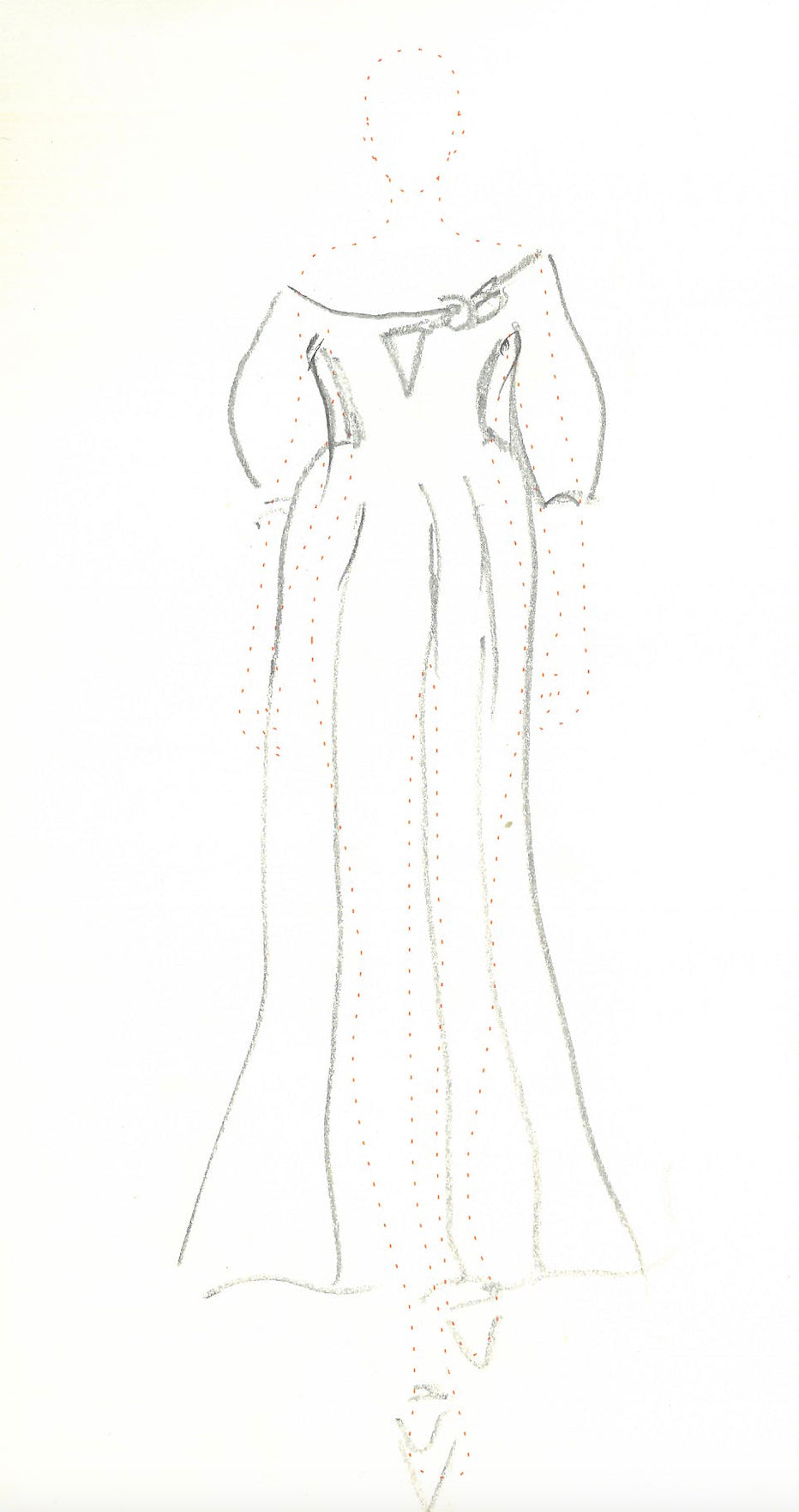 Madyn Sequin Dress in Ivory Wool